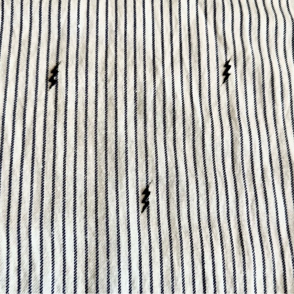 Rails | Clara Flocked Lightning Pinstripe Pajama Pants - Picture 6 of 11